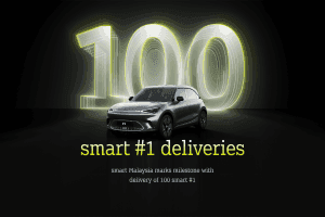 SMART #1 Capai 100 Unit Pengedaran
