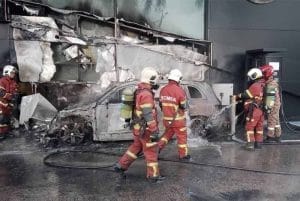 Terbakar Ketika Dicas: EV Mercedes EQB