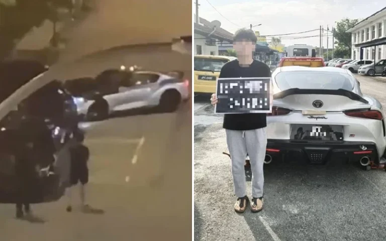 Lakukan Aksi Drift di Kawasan Awam, Pemandu Supra Ditahan Polis