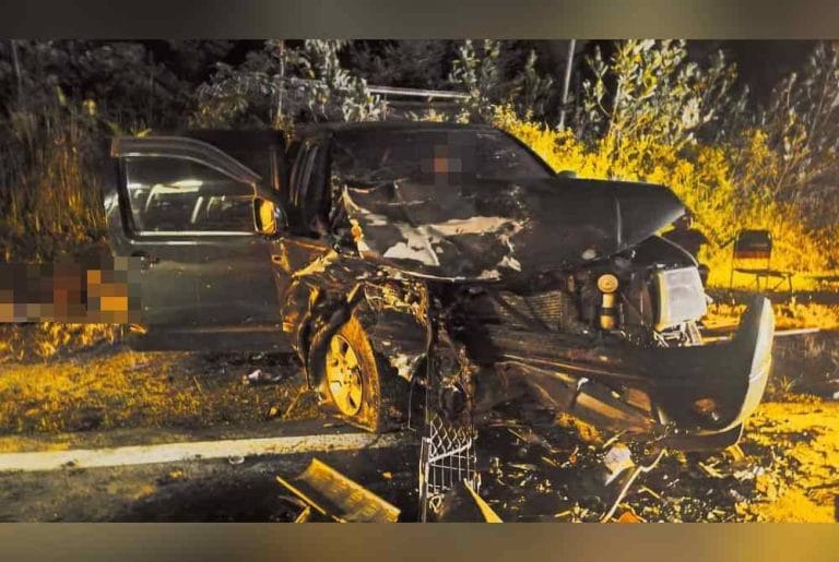 Dua Beranak Maut, Tujuh Cedera Parah – MPV Hilang Kawalan