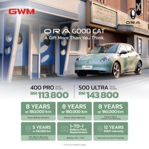 Ora Good Cat 2024 Kini Berharga RM114,000 Hingga RM144,000 – Diskaun Sehingga RM26,000