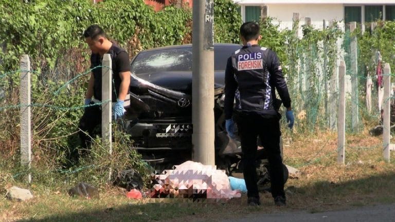 Lelaki Maut Dilanggar Kereta Mangsa Ketika Sedang Cuba Samun