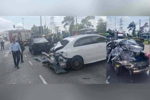 Bas Rempuh 11 Kenderaan, Dipercayai Alami Masalah Brek
