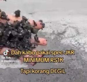 Tular Jalan Berlubang di Klang – JKR Segera Arah Baik Pulih