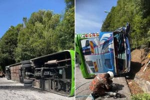 Dua Maut, Bas Persiaran Terbalik di Jalan Genting
