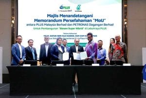 PLUS dan Petronas Dagangan Bina Stesen Super Hibrid Pertama di Malaysia