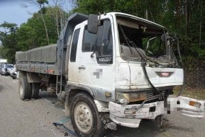 Lori Muatan Batu Hilang Kawalan, 10 Buah Kenderaan Kemalangan