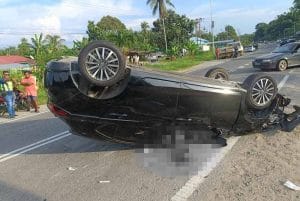 Nahas Empat Buah Kenderaan – 2 Maut, 5 Cedera