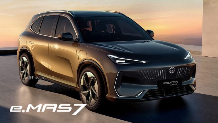 Proton Daftar Tanda Dagang e.MAS7 – EV Pertama e.MAS?