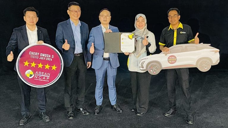 Chery Omoda 5 Terima Penarafan Lima Bintang dari ASEAN NCAP