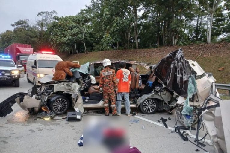 7 Mangsa Terlibat Dalam Nahas Kemalangan Empat Buah Kenderaan