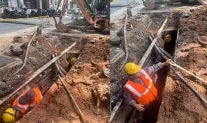 Permukaan Jalan Sultan Ismail Rosak, Punca Paip Pecah – Kerja Baik Pulih Dijangka Selesai Secepat Mungkin