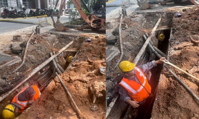 Permukaan Jalan Sultan Ismail Rosak, Punca Paip Pecah – Kerja Baik Pulih Dijangka Selesai Secepat Mungkin