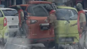 Lelaki Warga Asing Ditahan Kerana Patahkan Pengilap Cermin Kenderaan