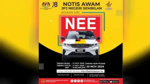 Plat Nombor Siri NEE Raih Sambutan Hangat, NEE 9 Dijual RM266,666!