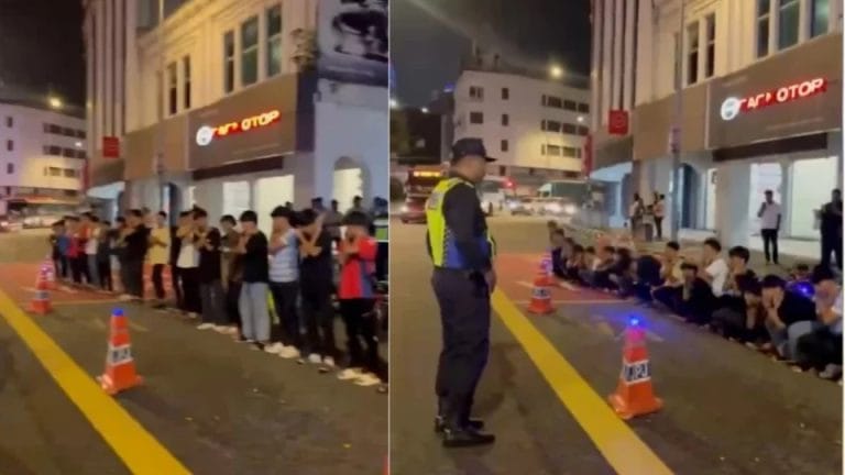 Video Tular: Geng Basikal Lajak Didenda Ketuk Ketampi oleh Pegawai JPJ