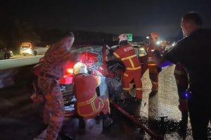 Lagi Insiden Tayar Lori Tercabut di Lebuhraya WCE, Empat Dilaporkan Cedera