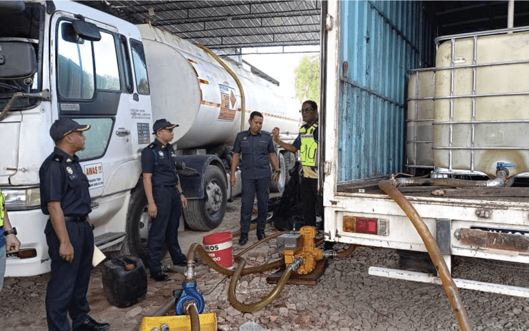 KPDN Penang Rampas 27,000 Liter Diesel Seludup
