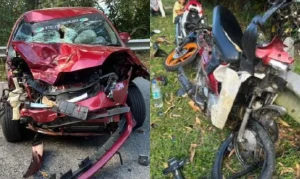 Penunggang Motosikal Maut, 5 Cedera dalam Nahas Kemalangan 6 Buah Kenderaan