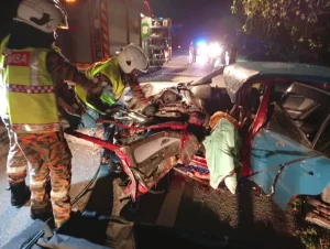 Seorang Lelaki Maut, 3 Cedera dalam Nahas Kemalangan Melibatkan Lori Pengangkut Lembu