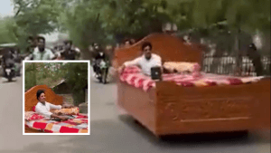 Jual Barang Kemas Isteri, Lelaki Cipta Kereta Katil Demi Tular di Media Sosial