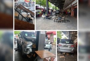 Tersilap Tekan Pedal Minyak, Kenderaan Terbabas ke Medan Selera