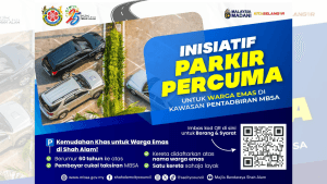 Inisiatif Parkir Percuma untuk Warga Emas di Kawasan Pentadbiran MBSA