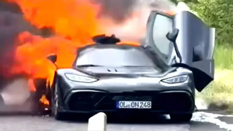 Sebuah Lagi Mercedes-AMG One Musnah Terbakar di Jerman