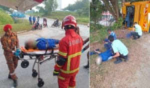 33 Warga Asing Cedera, Bas Kilang Terbalik di Bandar Baru Bangi
