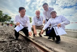 Rel Troli Era Perang Dunia Kedua Ditemui Di Fort Cornwallis