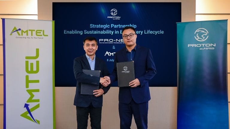 PRO-NET dan AMTEL Cellular Jalin Kerjasama untuk Urus Pelupusan Bateri EV Secara Lestari