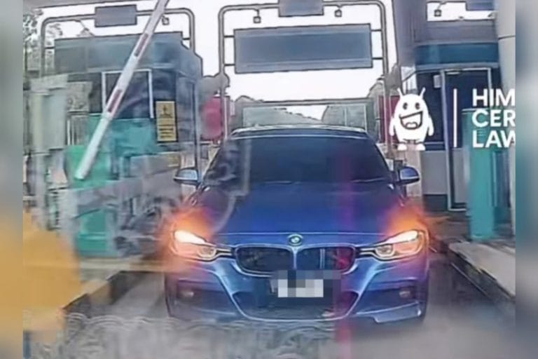 Mahu Elak Bayar Tol, Pemandu BMW Dikecam kerana Tumpang Tol Orang