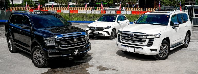 GWM Tank 500 HEV vs Toyota LC300 vs Mercedes-Benz GLC – Siapa Paling Berbaloi?