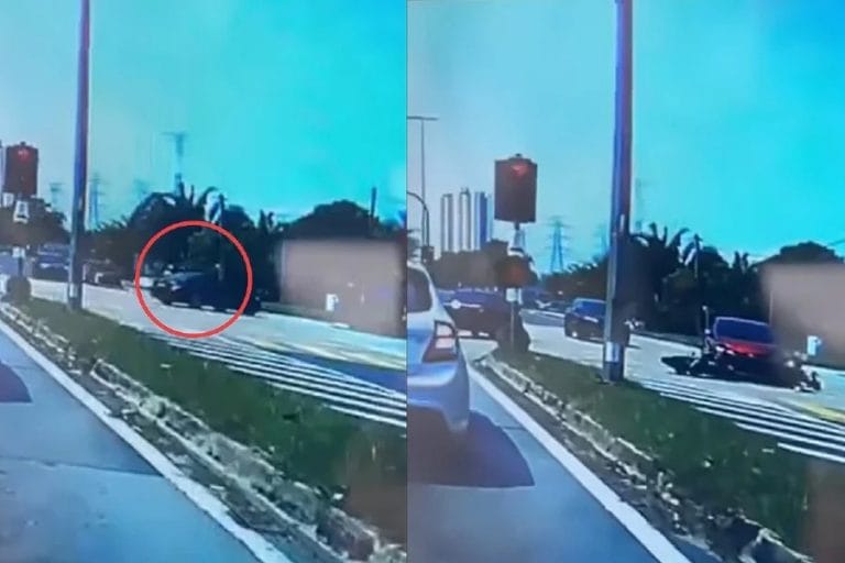 Keliru Lampu Isyarat, Pemandu Rempuh Suami Isteri Hingga Cedera di Persiaran Kemajuan