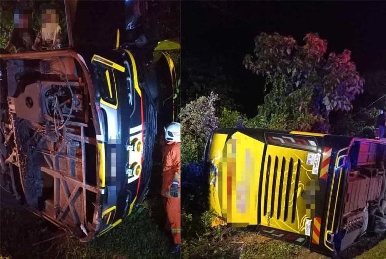 Bas Ekspres Terbabas, 3 Cedera Ringan di Kuala Krai