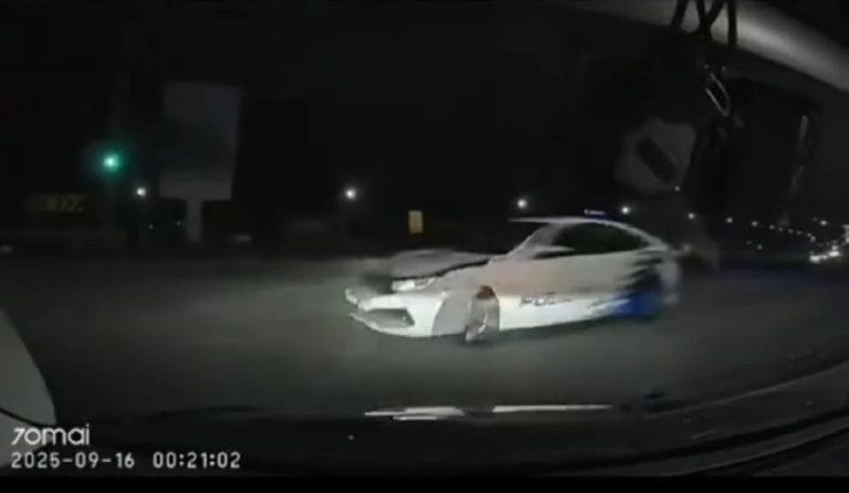 Video Tular Kereta Polis Langgar Lampu Merah, PDRM Sahkan Tindakan Akan Diambil