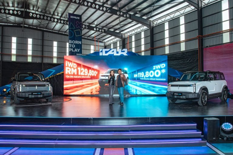 iCAUR 03 Dilancarkan di Malaysia – SUV Off-Road Elektrik, 2 Varian, Harga Bermula RM120k