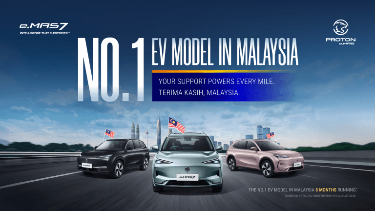 Proton e.MAS 7 Kekal EV No.1 Malaysia 8 Bulan Berturut – Kini Sedia Dipasang Secara Tempatan