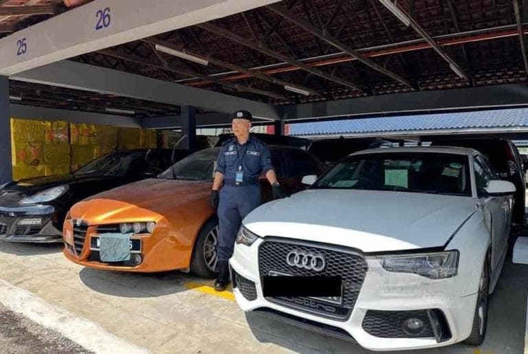 Sindiket Seludup Kereta Mewah Dari Singapura Tumpas, JKDM Rampas 9 Kenderaan Bernilai RM1.46 Juta