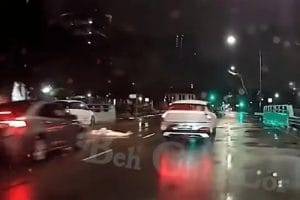 Lelaki Mabuk Ditahan Selepas Terbaring di Tengah Jalan