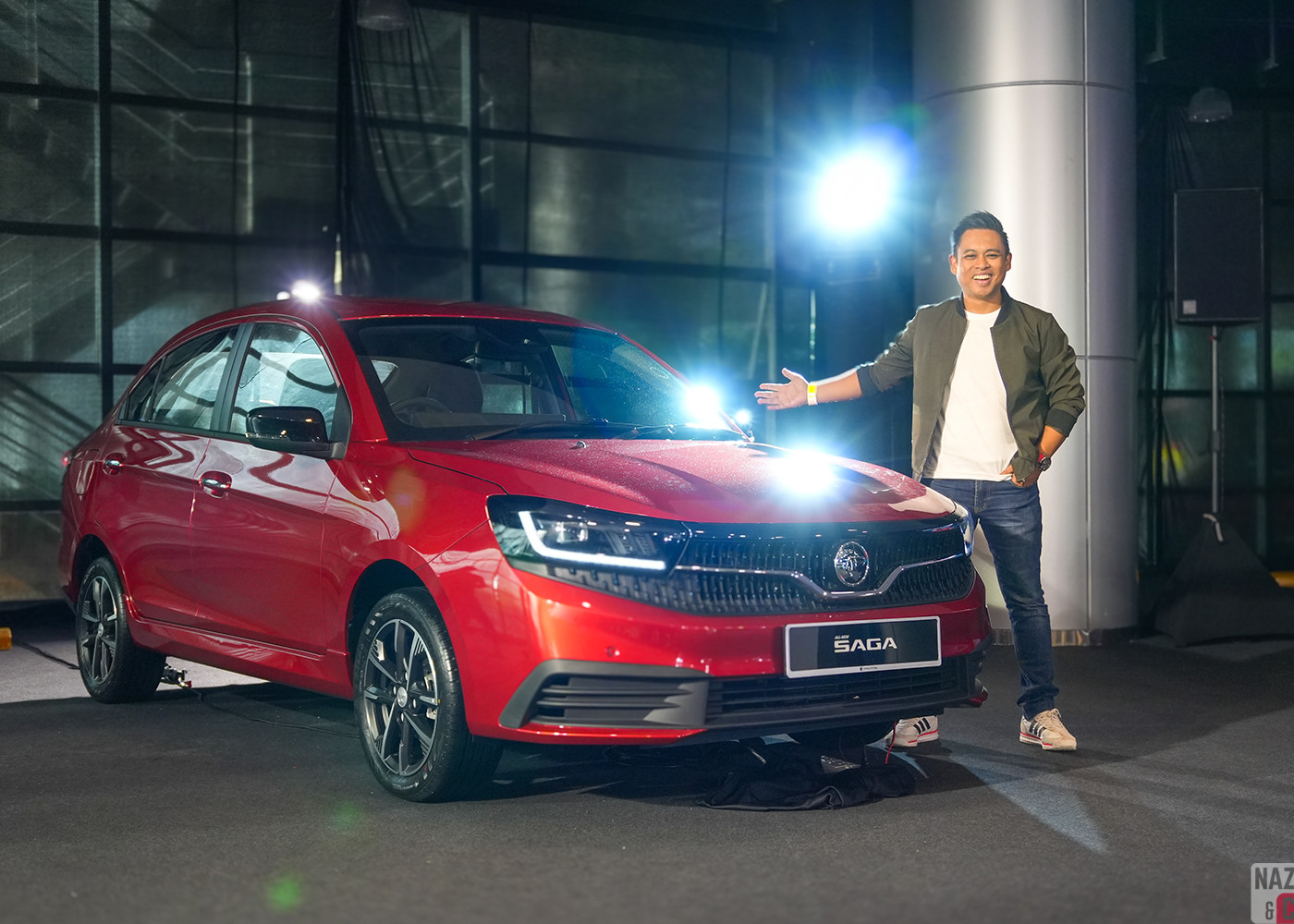 Nazz Abdullah with All-New Proton Saga