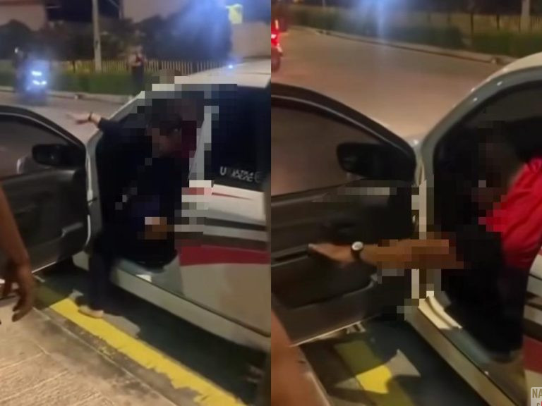 Wanita Menjerit Minta Tolong Dari Dalam Kereta!