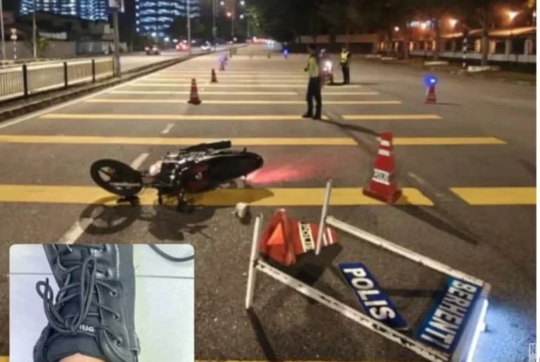 Anggota Polis Cedera Dalam Insiden Kemalangan Ketika SJR Ambang Tahun Baharu
