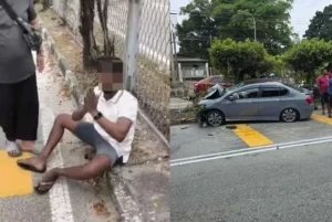 Pemandu Mabuk, Positif Dadah Rempuh Penunggang Motosikal Direman Empat Hari