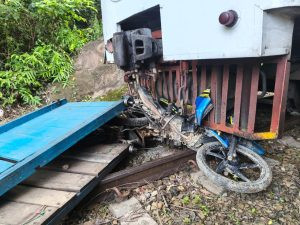 Kereta Api Langgar Motosikal Troli di Tenom, Seorang Cedera Dalam Insiden Cemas Laluan Pedalaman