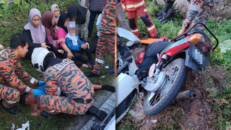 Dua Murid Cedera Parah Dirempuh Kereta