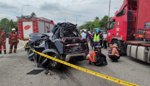 Pemandu Treler Rempuh Tiga Kenderaan Disahkan Positif Dadah Syabu