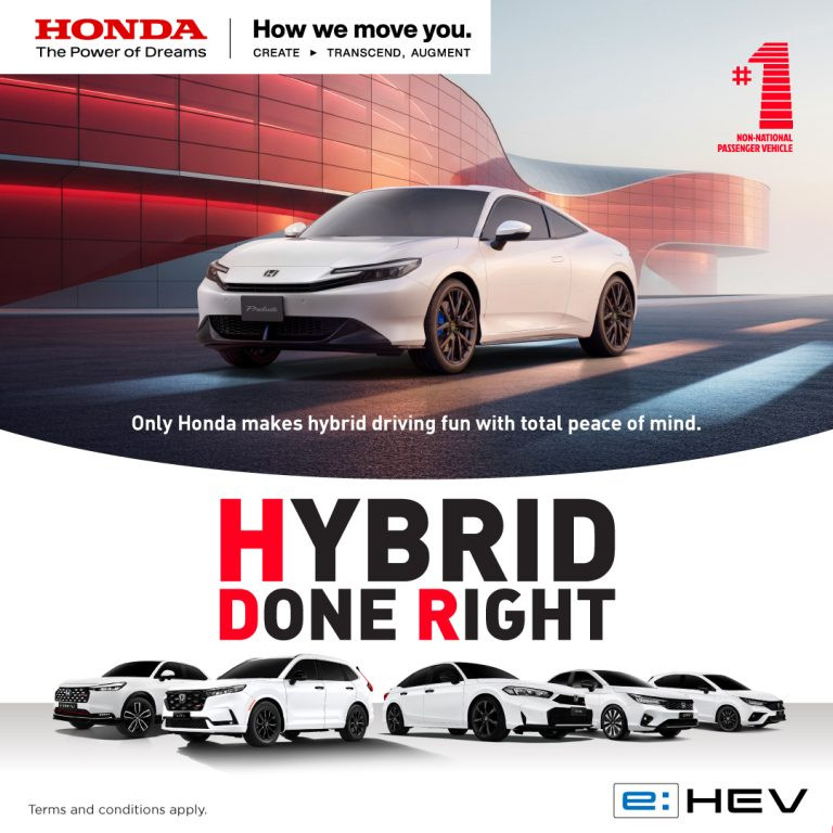 Honda Malaysia Lancar Kempen “Hybrid Done Right” Dan Tempahan All-New Prelude Kini Dibuka
