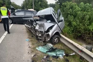 Nahas Dua Kenderaan Di Temerloh: Suami Isteri Warga Emas Maut, Cucu 13 Tahun Kritikal
