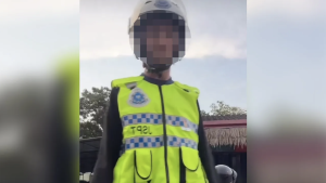 Guna Vest Dan Helmet PDRM Tanpa Izin, Lelaki Ditahan Di Subang Jaya